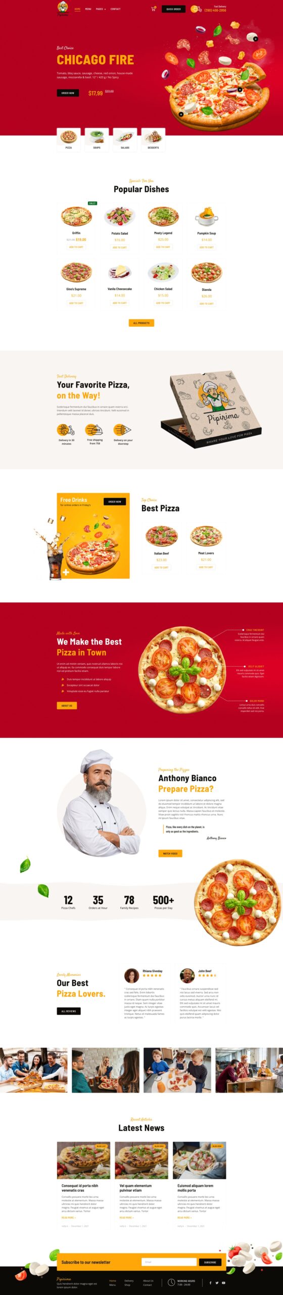 Restaurant website01