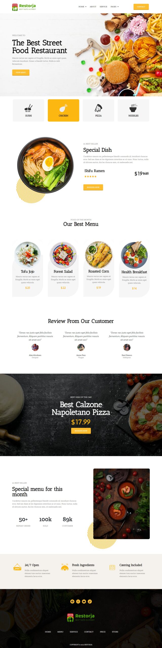 restaurant website02